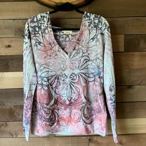 One World Long Sleeve Lightweight Hoodie Sweater